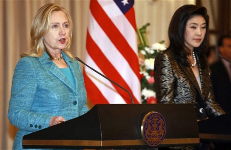 Hillary Rodham Clinton, Yingluck Shinawatra